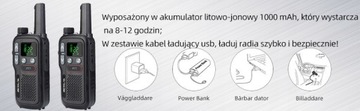Retevis RB618 Рация PMR446(Черный, 3 шт.)