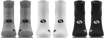 3-pak SKARPETY Sportowe Sesto Senso frotte 39-42