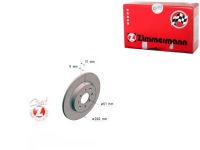 фото thumb №1, Тормозные диски тормозные 2szt honda jazz 11- задняя zimmerman