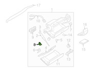 фото thumb №8, Porsche cayman 987 адаптер амортизатора бардачка na перчатки новый orygina