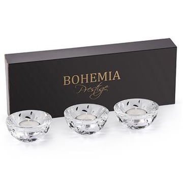 НАБОР ПОДСВЕЧНИКОВ BOHEMIA PRESTIGE 3 ШТ. - 3