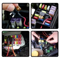 Адаптер роз'єм запобіжник baypass розподільник mini 16 mm 16awg Доставка, фото thumb