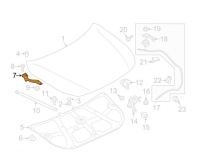 фото thumb №1, Петля капот subaru legacy 14-- 57260al00a9p правый
