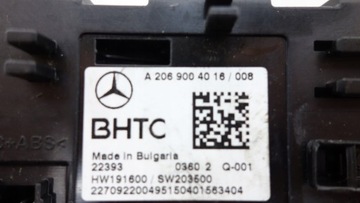 фото thumb №6, Панель управление кондиционера mercedes c w206 2021- a2069004016