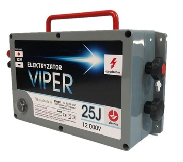 Мощный электрический энерджайзер для овчарки VIPER 25J