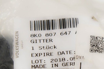 фото thumb №7, Audi a4 b8 8k нижня захист бампера передньої 8k0807647a оригінальна нова