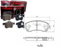 фото thumb №1, Гальмівні колодки гальмівні nissan qashqai ii renault kadjar
