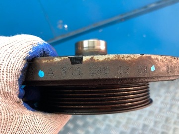 фото thumb №9, Mercedes w210 2,2 cdi колесо ременное вала om611 a6110300303