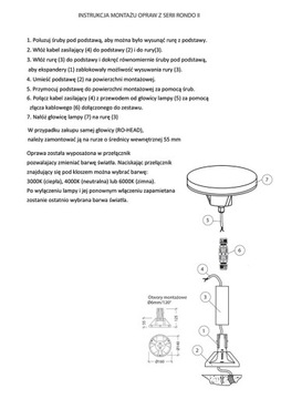 Lampa zewnętrzna słupek ogrodowy LED 12W Rondo II RO-1050 Suma