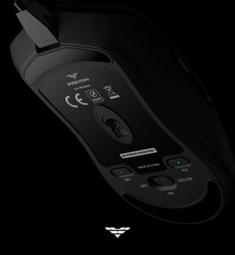 Игровая мышь RGB PREYON с разрешением 16000 точек на дюйм для геймеров