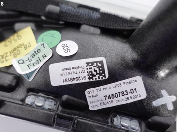 фото thumb №9, Bmw 7 g11 g12 планка dekor fineline коричневый дверь