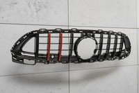 фото thumb №6, Mercedes c-class w206 2021+ решётка радиатора panamericana gt brabus чёрный с камера