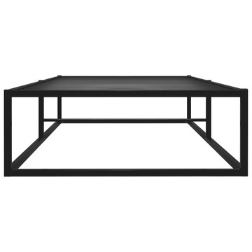 Каркас кровати vidaXL, черный металл, 90 x 200 см