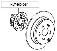 фото thumb №4, Ступица колеса задняя honda crosstour 4wd 11-