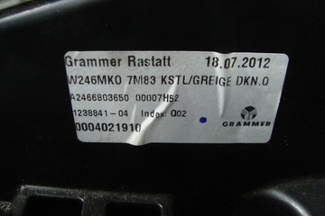 фото thumb №11, Подлокотник туннель средний бардачок серый mercedes w246 b-klasa 11-18