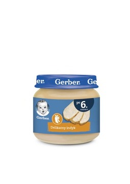 GERBER obiadek delikatny indyk 6x80g