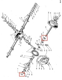 Ущільнювач zimmering піввісь диференціал міст willys jeep mb gpw в Україні, фото thumb