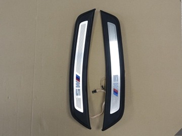 фото thumb №1, M5 f90 g30 m-power планка порога подсвечиваемая зад