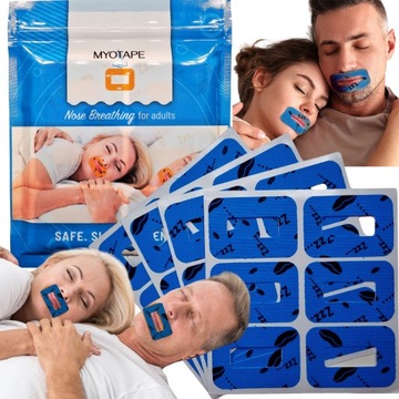 ORYGINALNE MyoTape PLASTRY Na Usta Jakość Snu Chrapanie BEZDECH SENNY 90szt