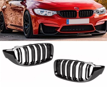 фото thumb №11, Решітки радіатора решітка радіатора бампера чорний блиск do bmw f32 f33 f36 2013-2018 ala m4