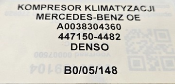 фото thumb №7, Компрессор кондиционера mercedes-benz a0038304360