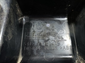 фото thumb №8, Bmw x6 e71 салазки кронштейны бампера зад комплект 3 szt 7176244