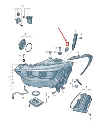 фото thumb №1, Audi q3 f3 фара range управление двигатель 83a941295
