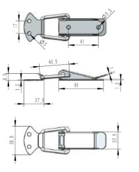 Замок кліпса замок засувка з тримач в Україні, фото thumb