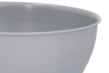 MISKA KUCHENNA plastikowa szara 6l duża na sałatkę okrągła śr 28 cm