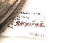 фото thumb №7, Chevrolet captiva прокладка задний крышки багажника 2011 suv 4/5dr 11-24