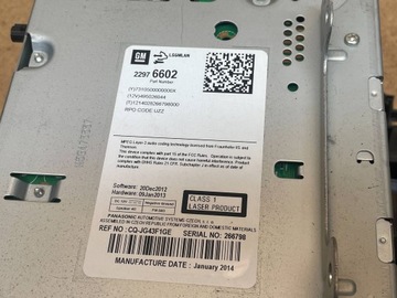 фото thumb №8, Радиопроигрыватель cd радио lcd панель управление opel meriva b 22976602