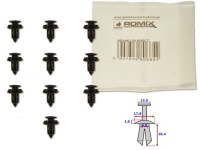 фото thumb №1, Mitsubishi colt cj 96- клипса клипса штифт бампера