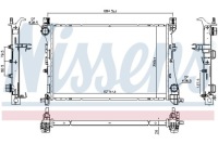 Nissens 617869 радіатор двигуна fiat 500 l 12- Київ, фото thumb