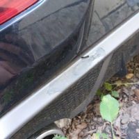 Volvo v40 ii 2014 r-design бампер задній kompletny колір 452-46 pdc напрямні Оригінал, фото thumb