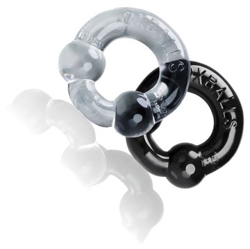 OXBALLS ULTRABALLS COCKRING 2-PACK-CLEAR