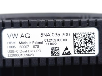 фото thumb №7, Vw id.3 гнездо / соединитель usb 2022 хэтчбек 4/5dr 5na035700 21-23 pro