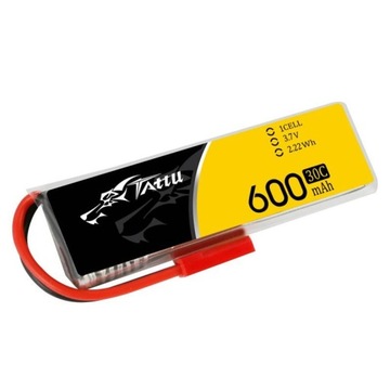 TATTU ВЫСОКОВОЛЬТНАЯ ЛИТИЙ-ПОЛИМЕРНАЯ БАТАРЕЯ LIPO 600 МАЧ 3,7 В 30 C