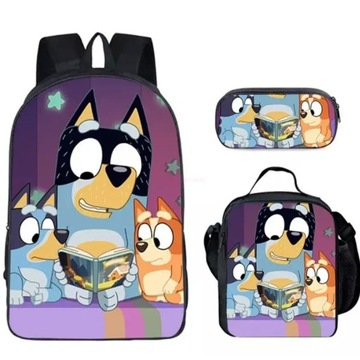 Bluey ШКОЛЬНЫЙ НАБОР РЮКЗАК А4 СУМКА ЧЕХОЛ-КАРАНДАШ Отличные подарки
