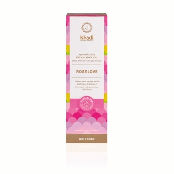 ROSE LOVE НАТУРАЛЬНОЕ ПИТАТЕЛЬНОЕ МАСЛО ДЛЯ ТЕЛА KHADI 100мл