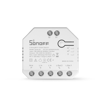 Контроллер освещения для рулонных жалюзи Sonoff Dual R3 LITE WiFi