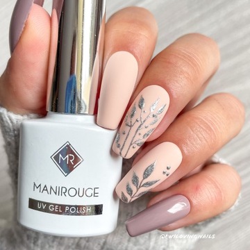 ГЕЛЬ-ЛАК MANIROUGE UV/LED ГИБРИДНЫЙ 6 МЛ КРАСНЫЙ 9