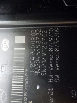 фото thumb №3, Модуль sam bsi mercedes w204 c клас 2049000902