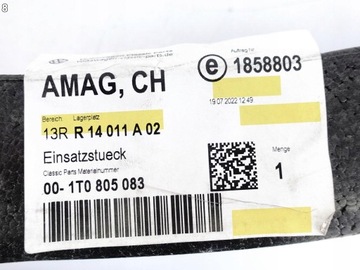 фото thumb №9, Vw touran i 1t0 03-06 абсорбер балка пена w бампер перед