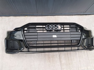 фото thumb №1, Бампер переднее перед audi a6 c8 s-line 4xpdc омыватель 2018-2023 комплект