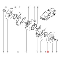 фото thumb №6, Гальмівні диски гальмівні задня renault espace v 290mm оригінальний номер