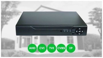 РЕГИСТРАТОР мониторинга 4 КАМЕРЫ 1080p IP AHD 2 MPX