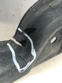 Lexus rx iv накладка плита подвеска задняя 58724-48060 Оригинал, фото thumb