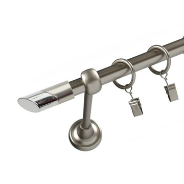 Karnisz klasyczny ZŁOTY 120 cm 16 mm kompletny