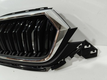 фото thumb №11, Skoda octavia iv решётка радиатора решётка бампера 5e3853653c + рамка хромированная