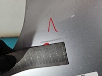 фото thumb №3, Крыло перед левый ssangyong rexton i 01-05 серебряный saf